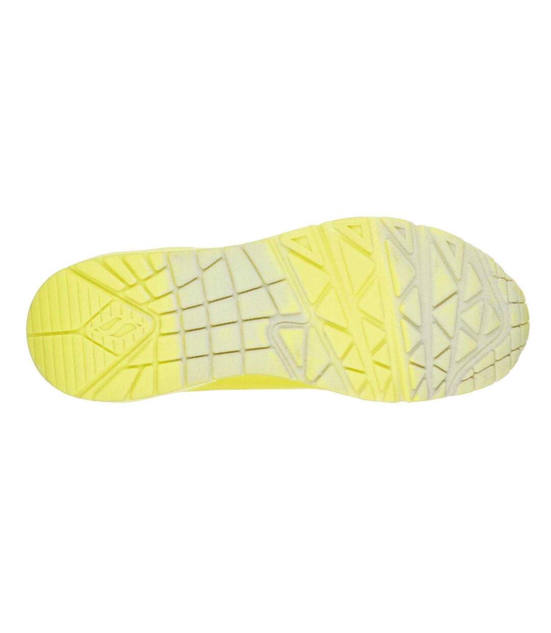 Baskets Uno Stand On Air Femme Jaune Fluo Skechers-4