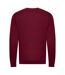 Pull Just Hoods Homme Bordeaux Awdis-2