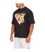 T-shirt Marrakech Homme Noir Rose London-1