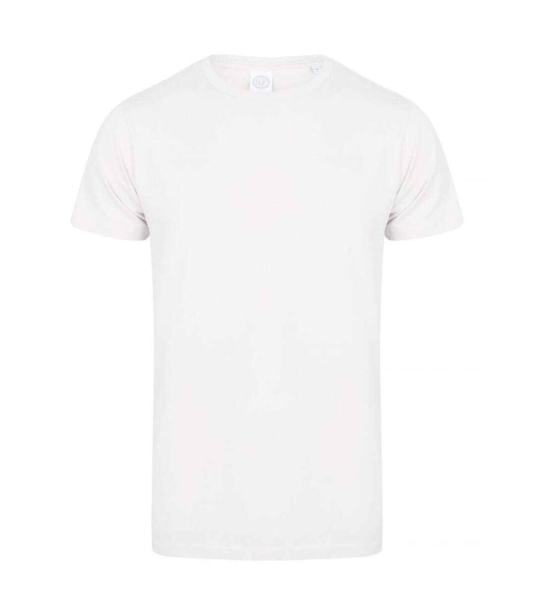 T-shirt À Manches Courtes Et Col En V Homme Blanc Skinni Fit-2