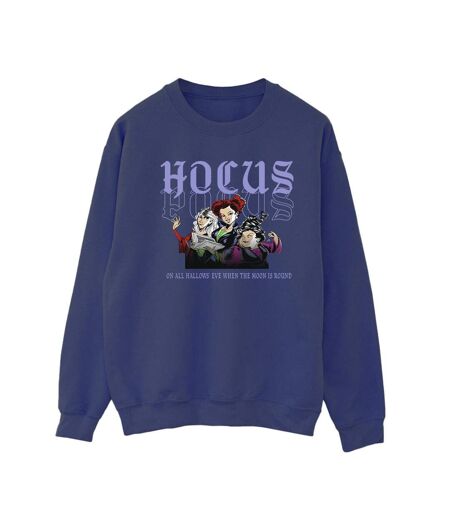 Disney Sweatshirt Hocus Pocus Hallows Eve Femmes/Ladies (Bleu marine) - UTBI15679