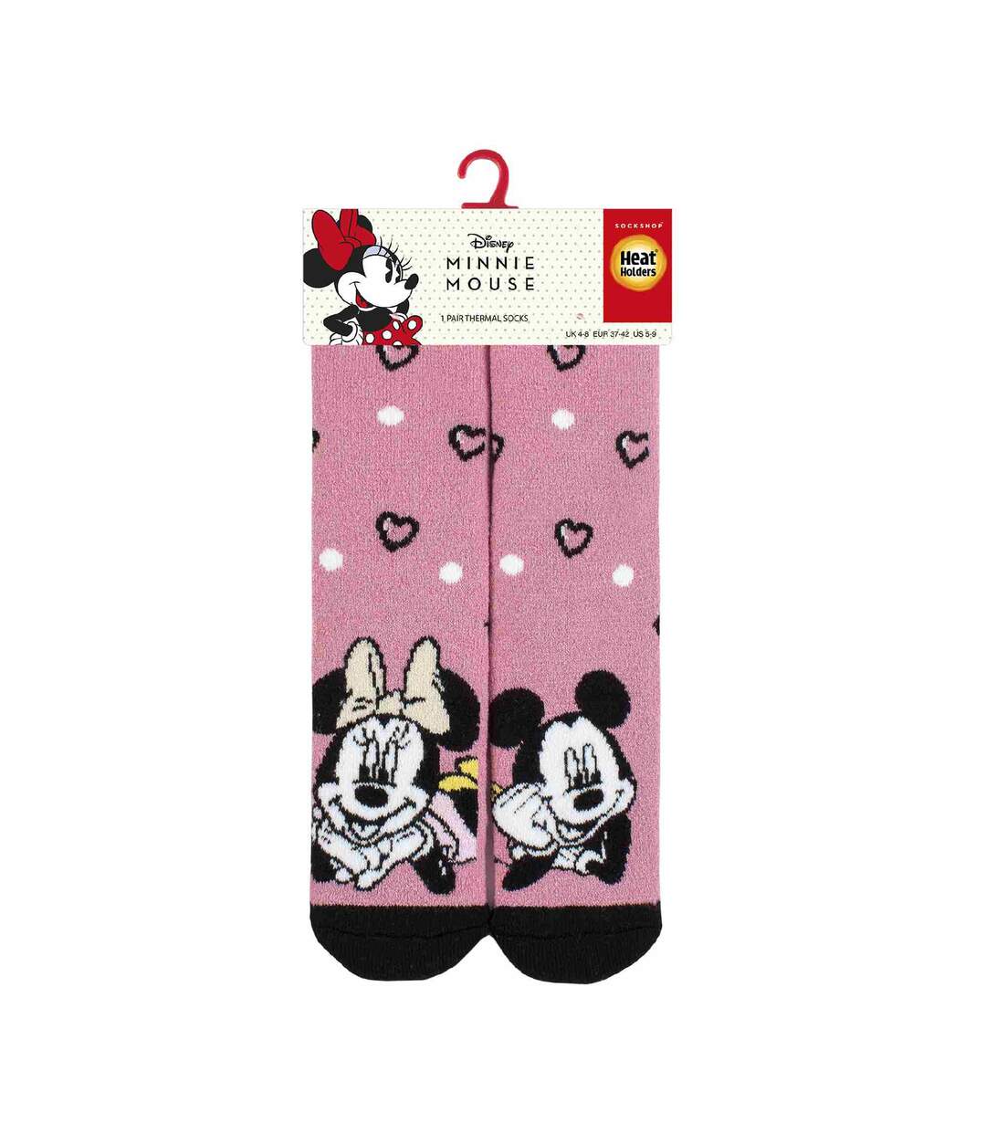 Heat Holders Lite - Femme Fantaisie Chaussette Disney Snoopy et Minnie Mouse-2