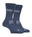 2 Pack Mens Wool Mix Boot Socks | Heavy Duty Socks-1