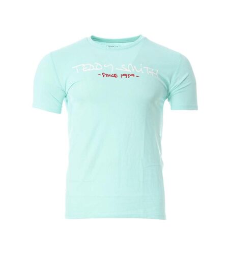 T-shirt vert d'eau homme teddy smith ticlass basic - 3xl