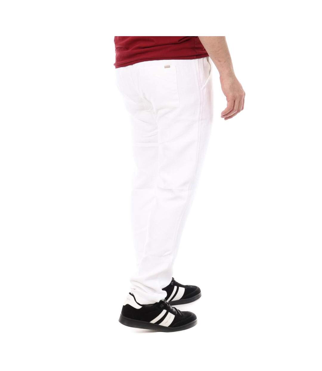 Pantalon toile blanc homme rms26 5690 - 3xl-2