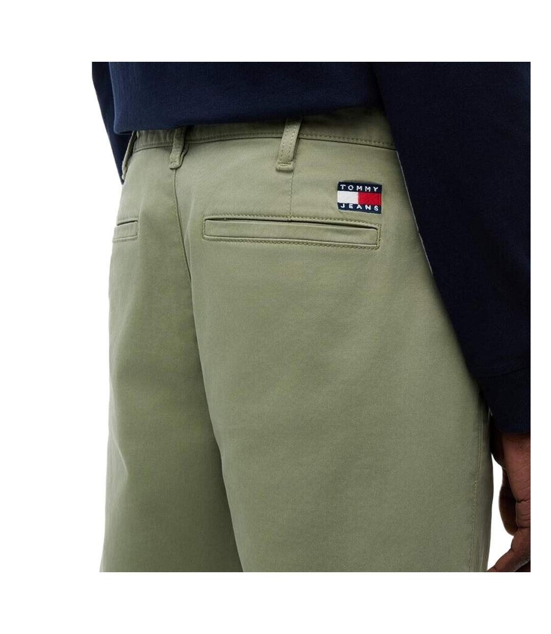 Pantalon fluide vert homme tommy hilfiger scanton-2