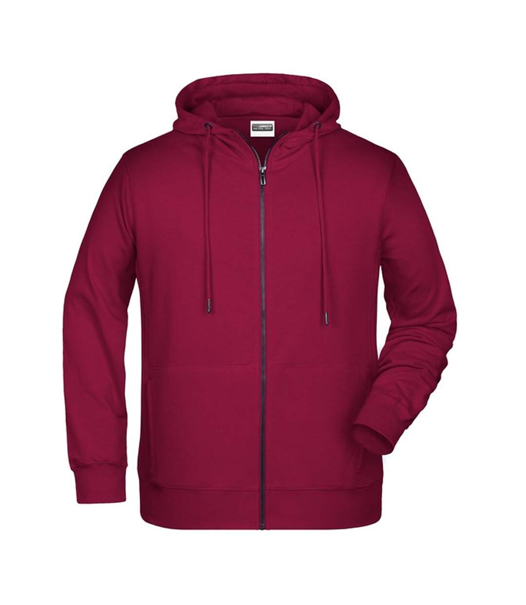 Veste À Capuche Homme Bordeaux James And Nicholson-1