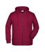 Veste À Capuche Homme Bordeaux James And Nicholson-1
