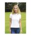 Polo diva femme blanc Absolute Apparel-2