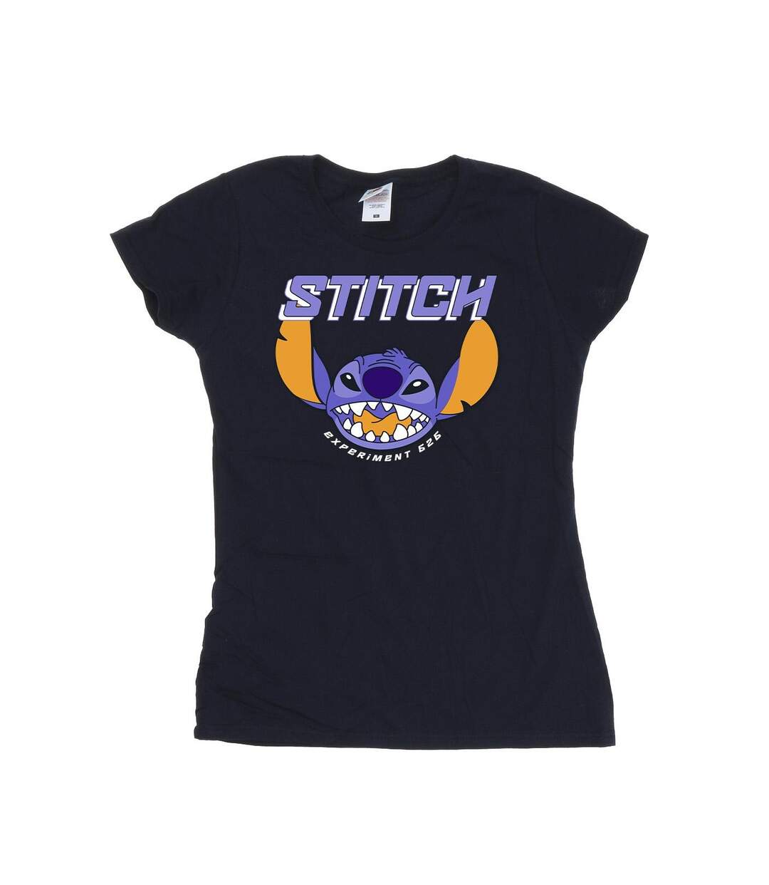 Disney T-shirt en coton violet Lilo And Stitch Femme/Ladies (Bleu marine) - UTBI25567-1