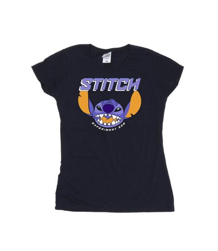 Disney T-shirt en coton violet Lilo And Stitch Femme/Ladies (Bleu marine) - UTBI25567