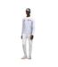 Mens Skedigital Gradient Logo Tracksuit Bottoms White Boss-1