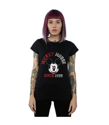 Disney Femme/Les femmes Minnie Mouse Since 1928 - T-shirt en coton (Noir) - UTBI31515