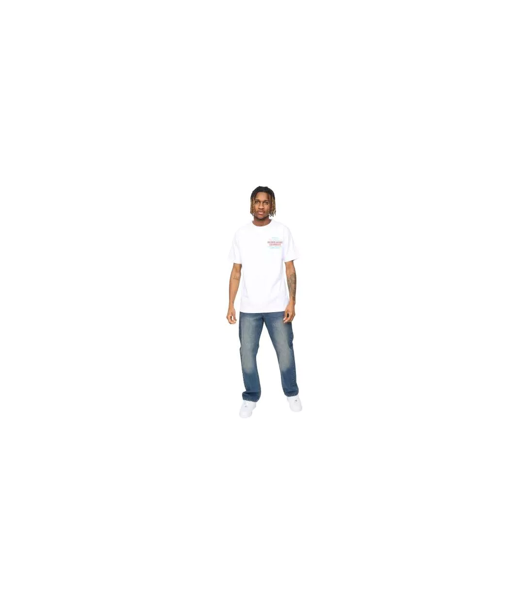 Mens Melrose T-shirt White Kings Will Dream-1