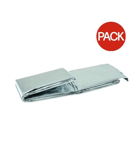 Couvertures de survie adulte taille unique argenté Koolpak