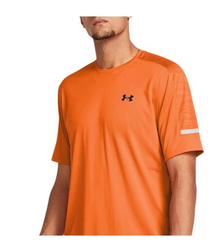 Mens Tech Utility Short-sleeved T-shirt Orange Under Armour
