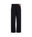 Womens/ladies 501 Straight Leg Ankle Grazer Jeans Lunar Black Levis-2