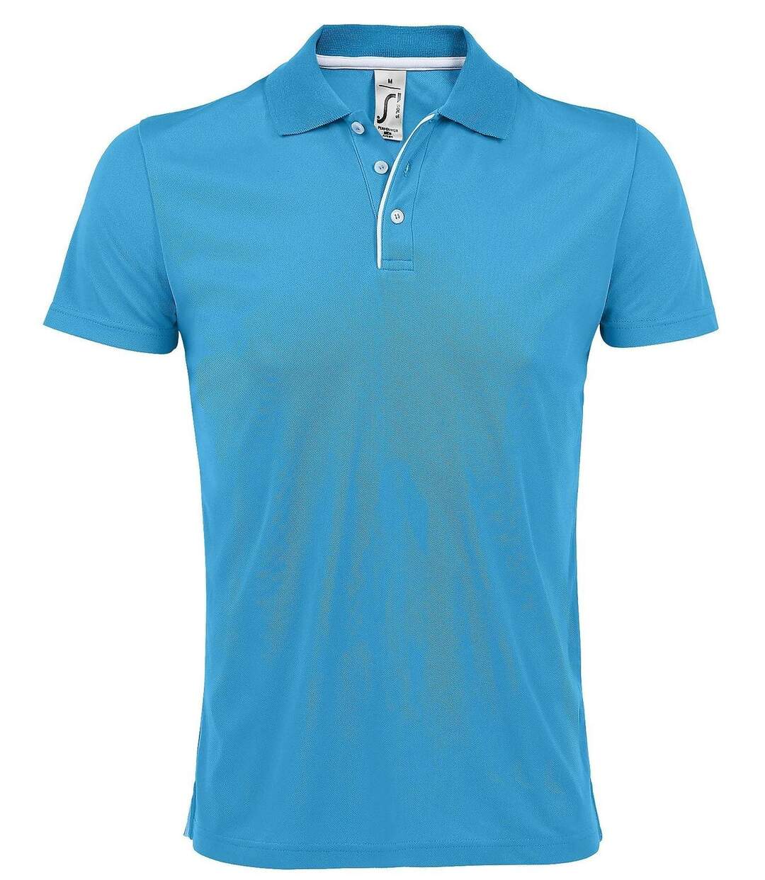 Polo sport performer - Homme - 01180 - bleu aqua