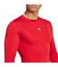 T-shirt Manches Longues Techfit Homme Rouge Adidas-4