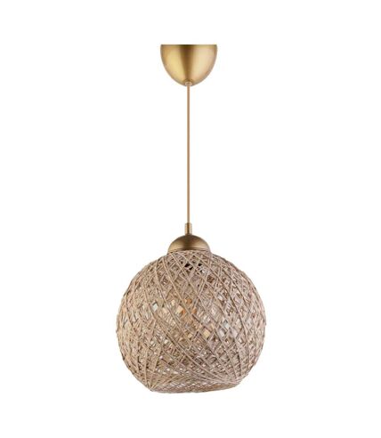 Suspension boule en jute Carmen