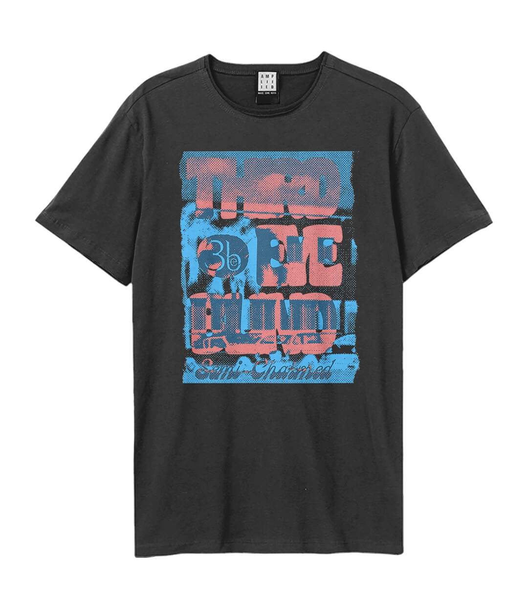 Unisex Adult Semi Charmed Third Eye Blind T-shirt Charcoal Amplified-1