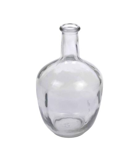 Vase Déco en Verre Jarre 30cm Transparent
