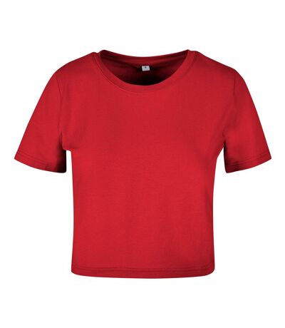 Haut Court Femme Rouge Vif Build Your Brand