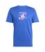 Mens Retro Futurism Graphic T-shirt Retro Blue Adidas-2