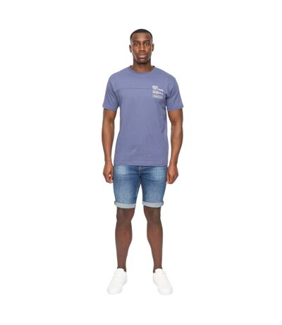 Mens Seamtext T-shirt Navy Duck And Cover