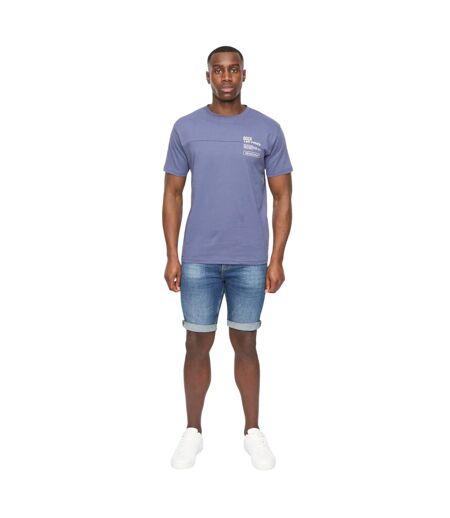 Mens Seamtext T-shirt Navy Duck And Cover