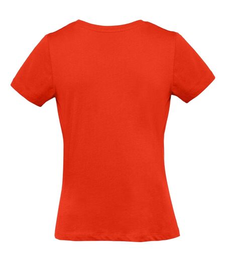 T-shirt Inspire Plus Femme Rouge Feu B&C