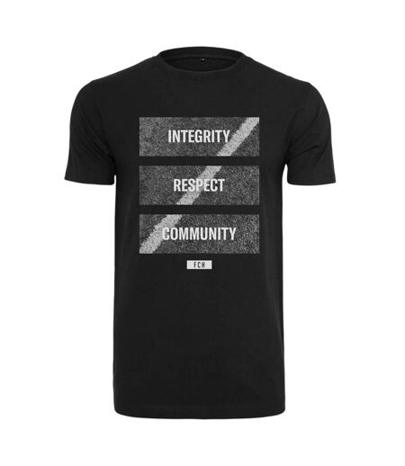 T-shirt Integrity Respect Community Homme Noir MerchCode