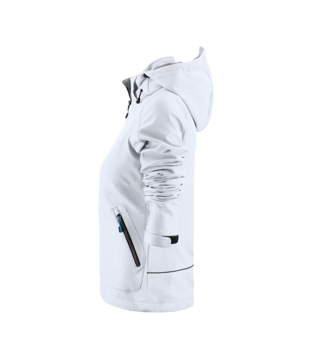 Veste Softshell Karting Femme Blanc Printer-3