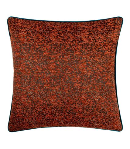 Paoletti Chenille Piped Throw Pillow Cover (Copper) (50cm x 50cm)