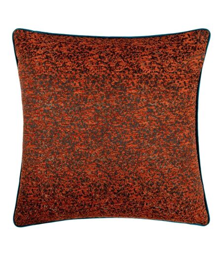 Chenille piped cushion cover 50cm x 50cm copper Paoletti