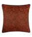 Paoletti Chenille Piped Throw Pillow Cover (Copper) (50cm x 50cm)