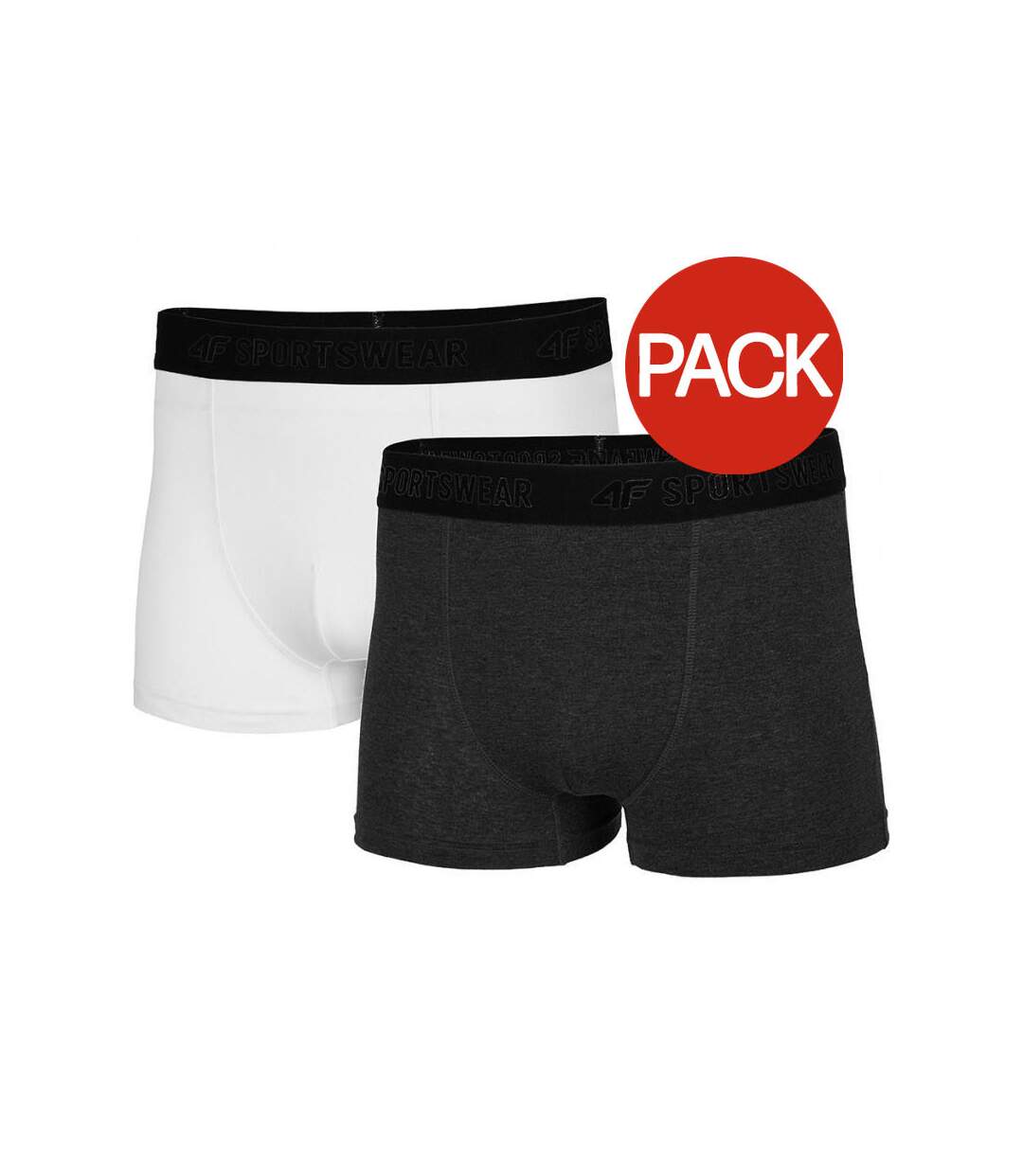 Boxers Nosh4-bim001 Homme Blanc Graphite 4F-1