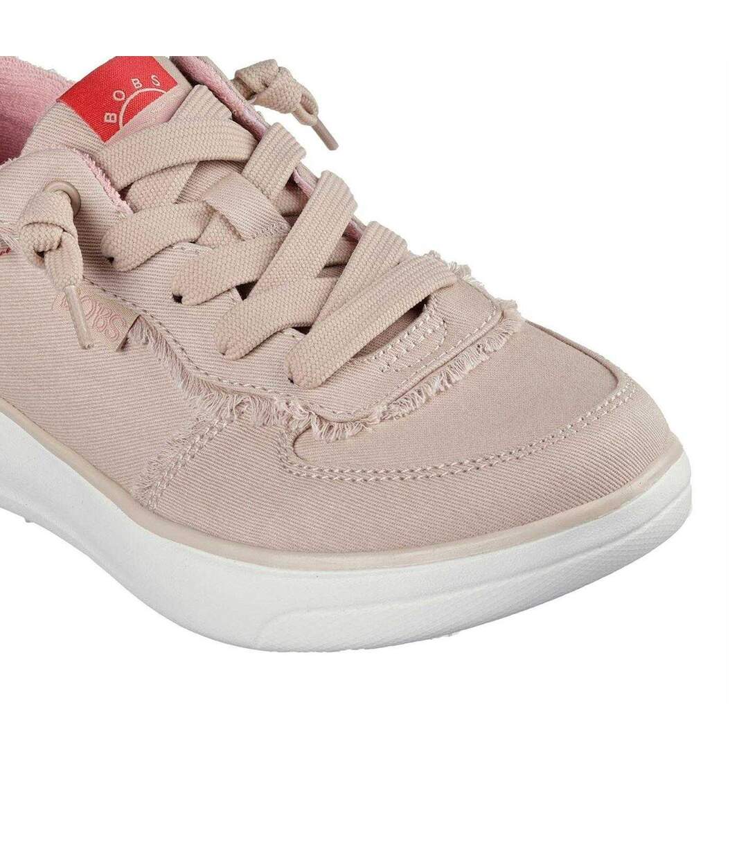 Womens/ladies Skipper Hi Canvas Trainers Pink Skechers-3