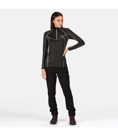 Regatta Womens/Ladies Yonder Fleece Top (Black) - UTRG4434
