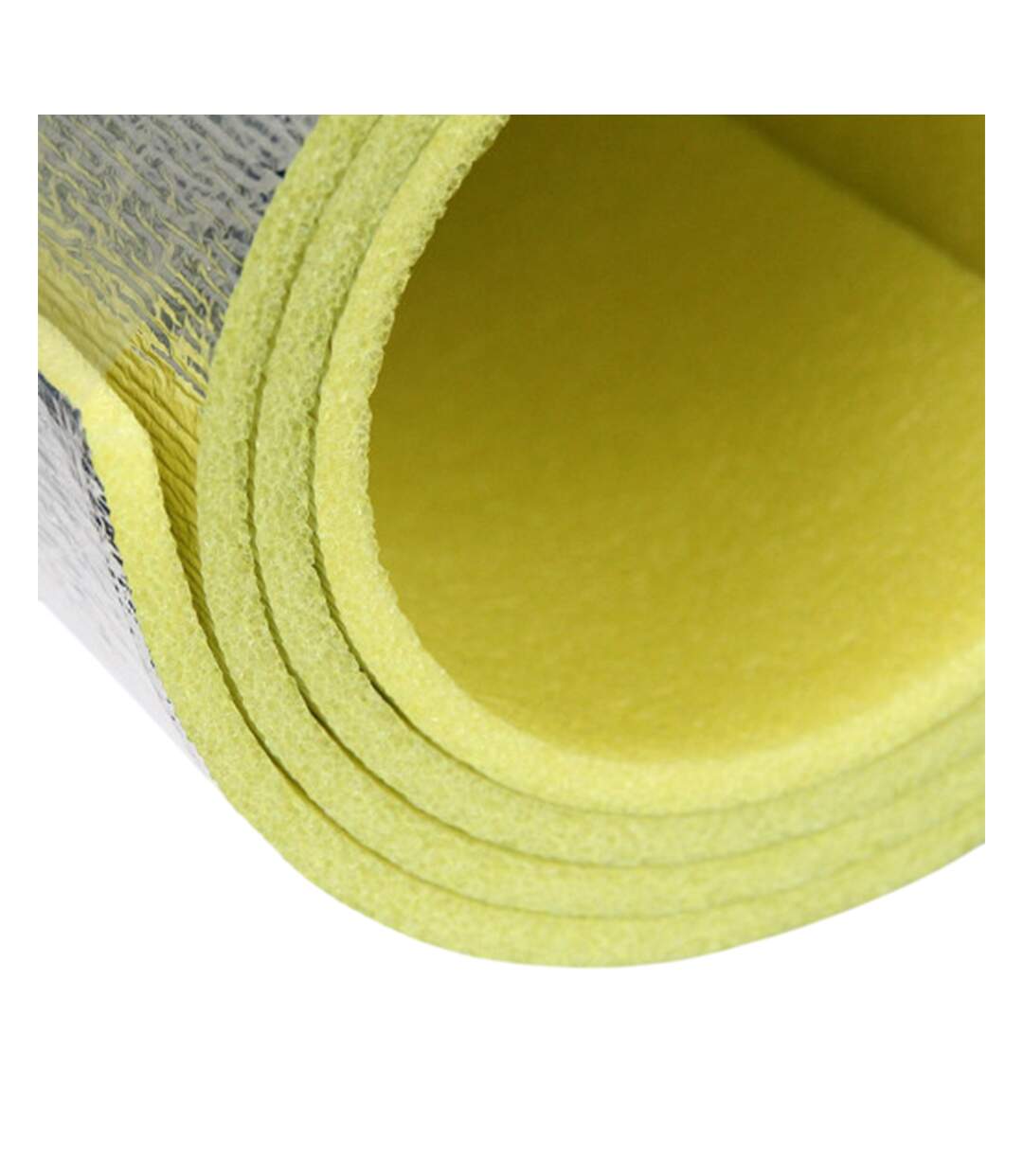 Tapis De Couchage 0,8 Cm X 50 Cm X 180 Cm Jaune Gris Argent Joma-2