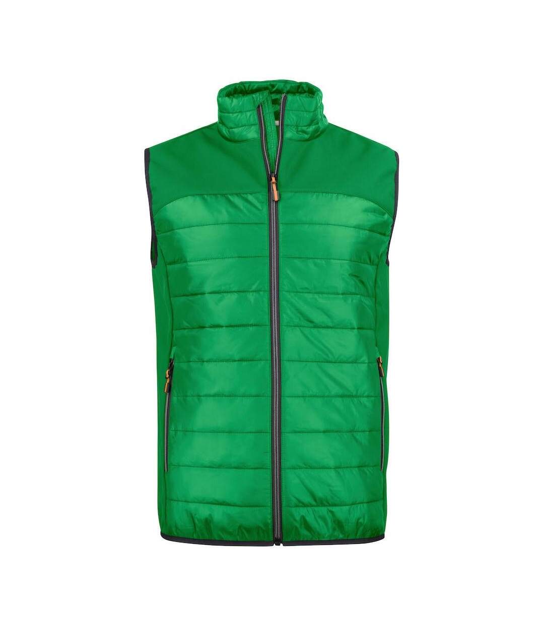 Mens Expedition Gilet Fresh Green Printer-1