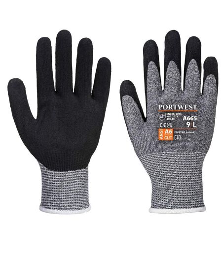 Unisex adult a665 vhr advanced cut resistant gloves m grey Portwest