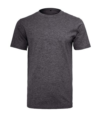 Build Your Brand - T-shirt col rond manches courtes - Homme (Gris foncé) - UTRW5685
