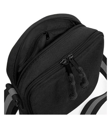 Quadra Vintage Canvas Mini Reporter Bag (Vintage Black) (One Size) - UTRW7079