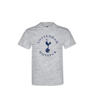 Tottenham Hotspur FC T-Shirt unisexe adulte Crest (Gris) - UTBS2879