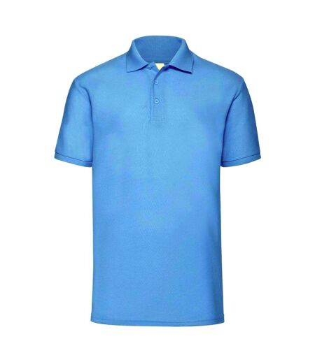 Jerzees Colours Mens Ultimate Cotton Short Sleeve Polo Shirt (Sky Blue)