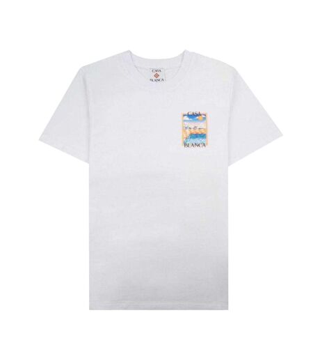 Mens Surreal Pool T-shirt White Casablanca