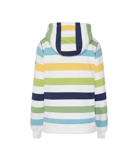 Veste À Capuche Motif/style Rayé Femme Vert Lazy Jacks