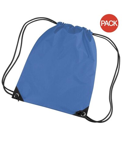 Lot de 2  Sac de gym 11 litres taille unique saphir Bagbase