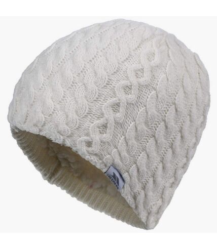 Trespass Womens/Ladies Kendra Beanie Hat (White)